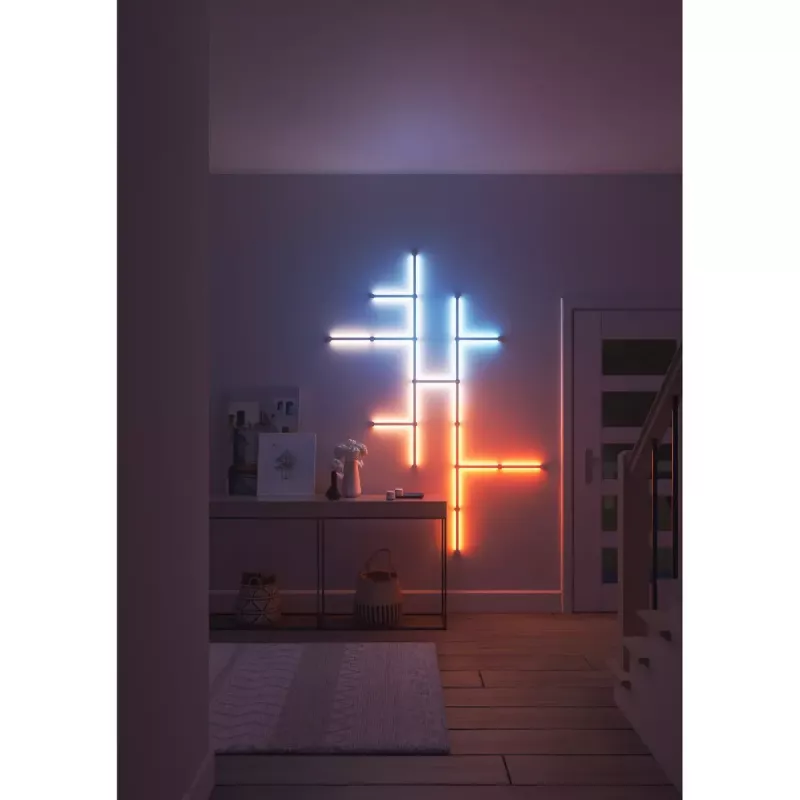 Zestaw rozszerzający Nanoleaf Lines Squared Inny Biały RGB IP20