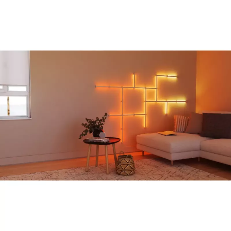 Zestaw rozszerzający Nanoleaf Lines Squared Inny Biały RGB IP20