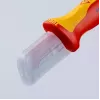 Nóż uniwersalny Knipex 98 55 SB czerwono-żółty ostrze stałe