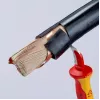 Nóż uniwersalny Knipex 98 55 SB czerwono-żółty ostrze stałe