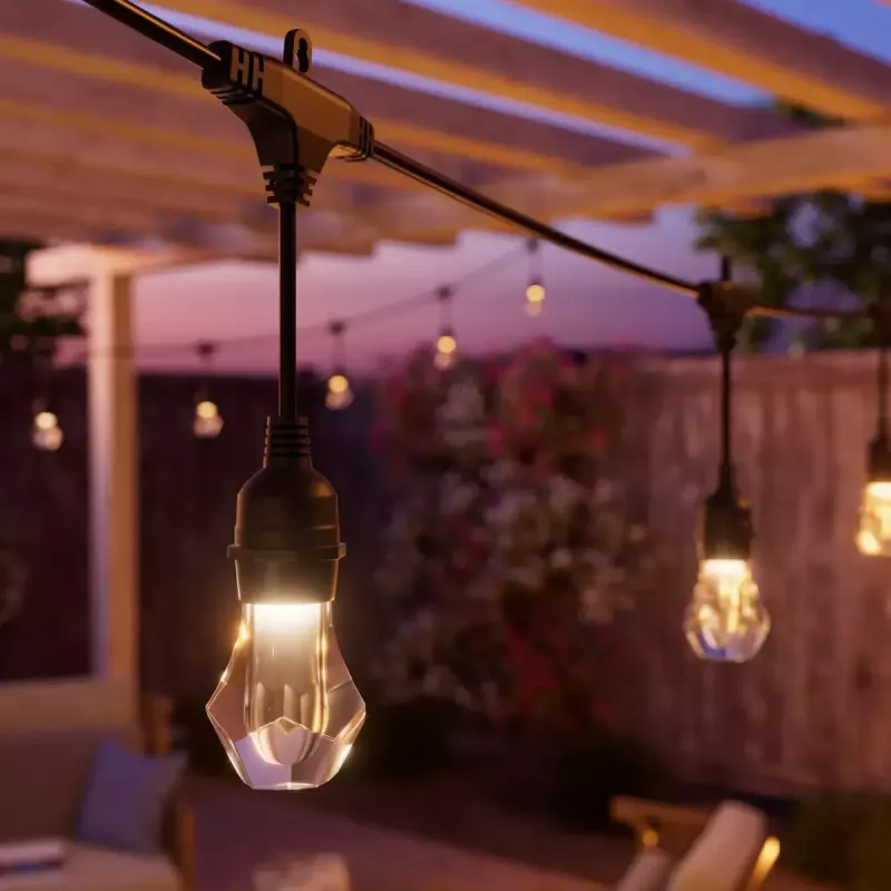 Zewnętrzne lampy łańcuchowe Nanoleaf Essentials NF084E00-20SLO 15 m wielokolorowe Matter