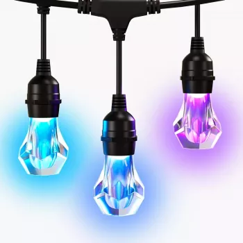 Zewnętrzne lampy łańcuchowe Nanoleaf Essentials NF084E00-20SLO 15 m wielokolorowe Matter