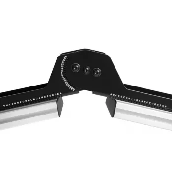 Łącznik regulacji kąta B-Tech BT8390 45° obrotu Czarny