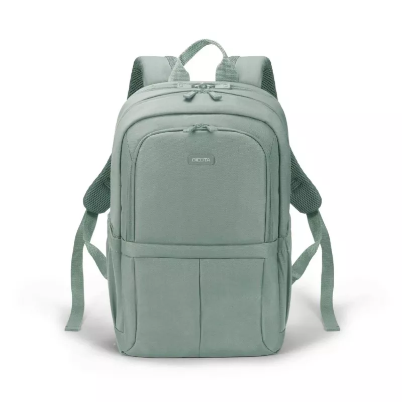 DICOTA Eco Backpack Scale - plecak na notebooka 13-15.6 cala - szary / 600d z recyklingowanego PET