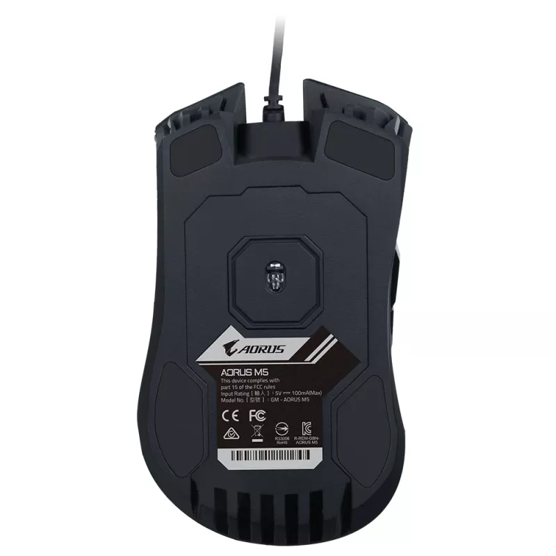 Mysz GIGABYTE AORUS M5 do gier Praworęczna USB Typ-A Optyczna 16000 DPI