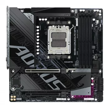 Płyta główna GIGABYTE B840M AORUS ELITE WIFI6E - procesory AMD Ryzen 9000, 10+2+2 faz VRM, do 8200MHz DDR5 (O.C), 2xPCIe 4.0 M.2, Wi-Fi 6E, 2,5GbE LAN, USB 3.2 Gen 2