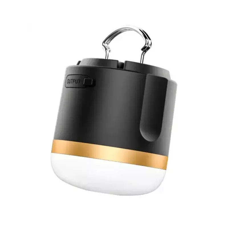 Zasilana bateriami latarnia kempingowa EcoFlow SCLI-B — 400 lm, 3 600 mAh, wejście USB‑C, obudowa ABS+TPR