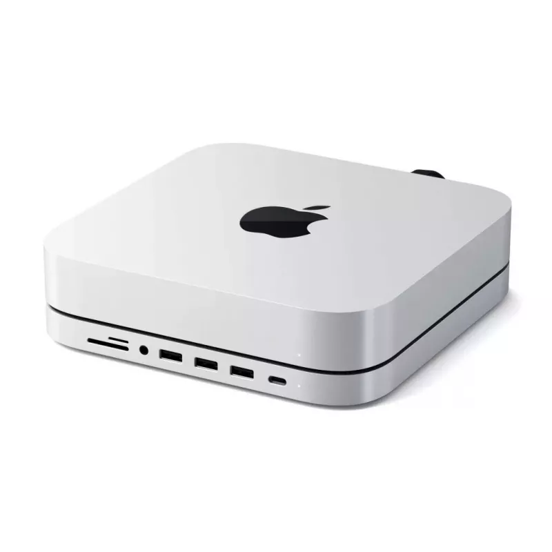 Satechi aluminiowa podstawka z hubem dla Mac mini, szary kosmiczny