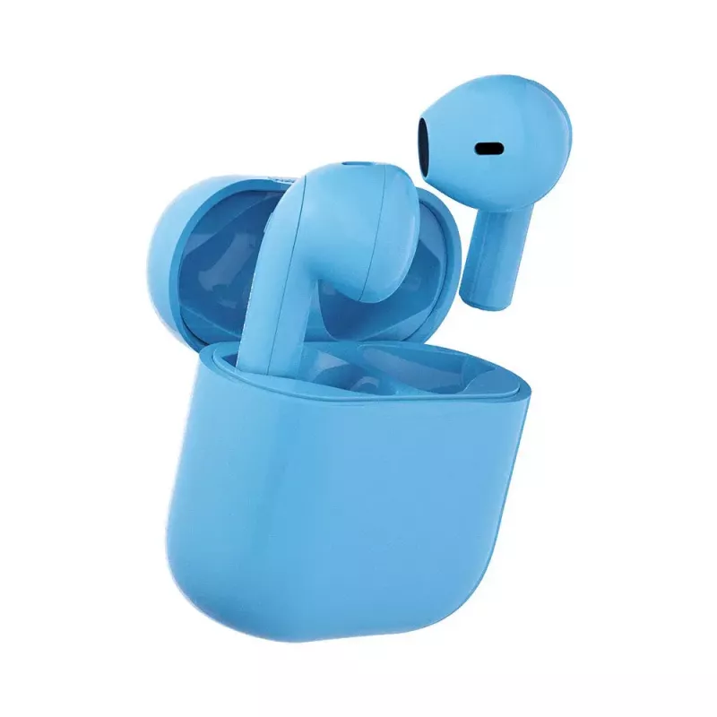 Zestaw słuchawkowy Happy Plugs JOY True Wireless Stereo (TWS) douszny, Bluetooth, 20–20000 Hz, niebieski
