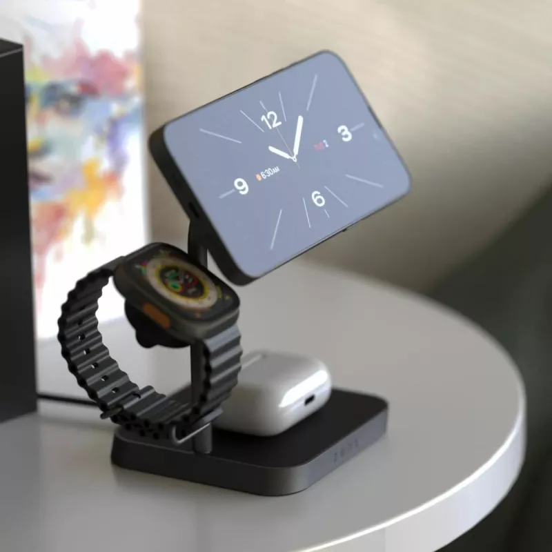 ZENS Office Charger Pro 3 Czarny Bezprzewodowa Szybkie Ładowanie Do Wewnątrz AC