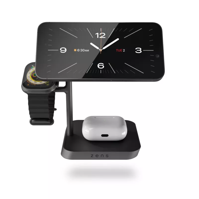 ZENS Office Charger Pro 3 Czarny Bezprzewodowa Szybkie Ładowanie Do Wewnątrz AC