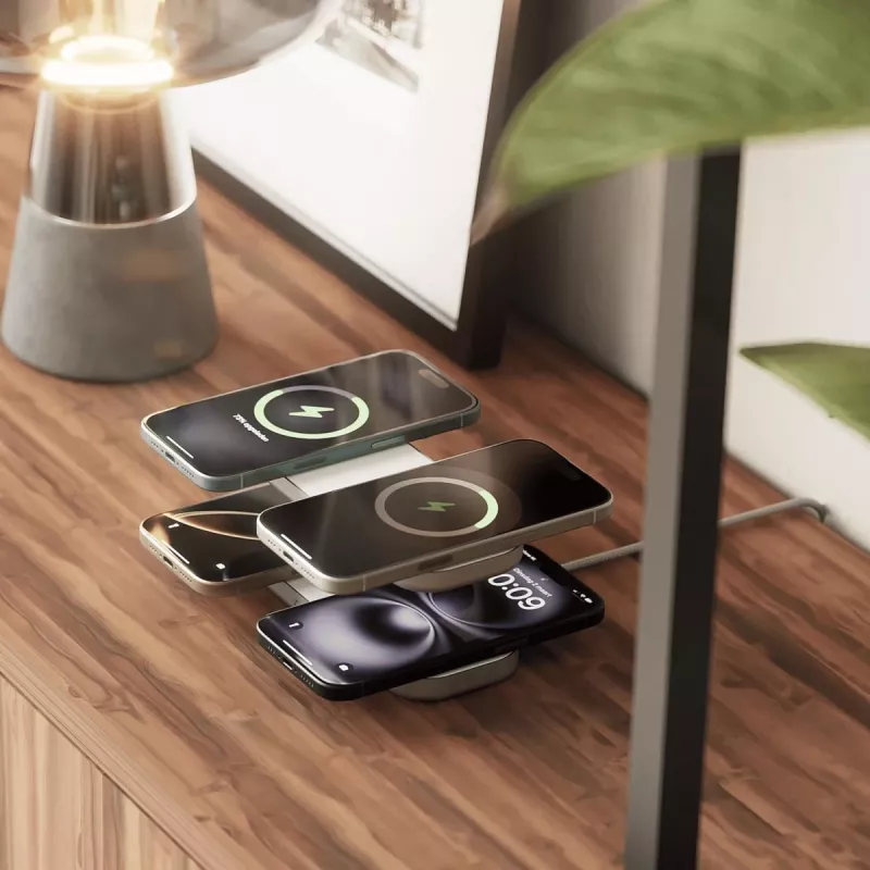 ZENS Quattro Wireless Charger Pro 4 Biały