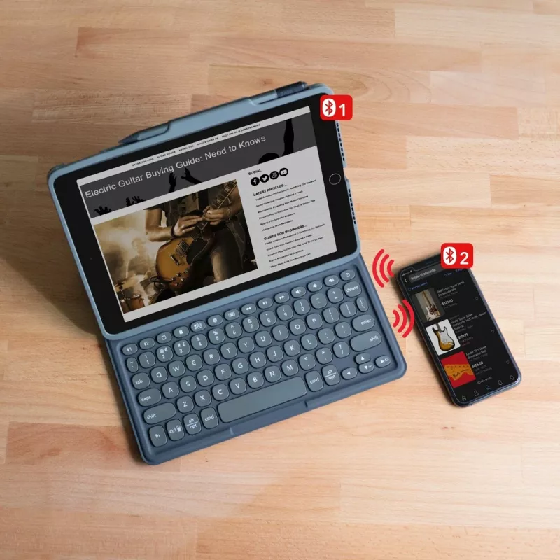ZAGG Pro Keys klawiatura Uniwersalny Bluetooth QWERTY Angielski Szary