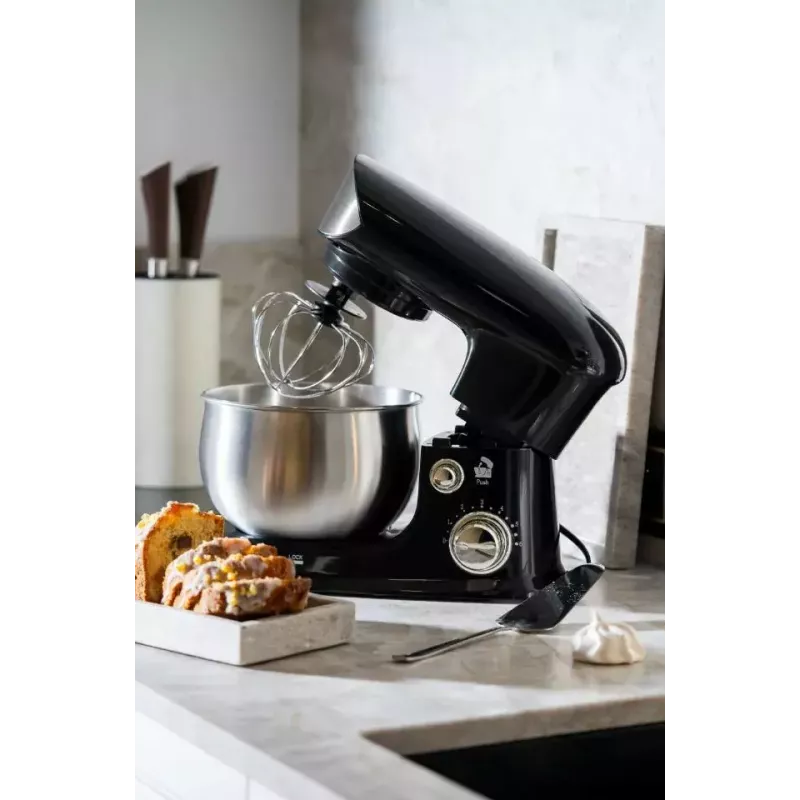 Robot kuchenny Adler AD 4226b — 700 W (maks. 1200 W), misa ze stali nierdzewnej 3 L, 6 prędkości, planetarny system mieszania