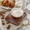 Elektroniczna waga kuchenna Adler AD 3183 — pojemność 5 kg, dokładność 1 g, powierzchnia ważenia ze stali nierdzewnej, kolor miedziany