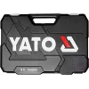 Zestaw narzędzi mechanicznych Yato YT-39009 — 68-częściowy zestaw, napęd 1/4 cala, czarna walizka