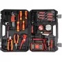 Zestaw narzędzi mechanicznych Yato YT-39009 — 68-częściowy zestaw, napęd 1/4 cala, czarna walizka