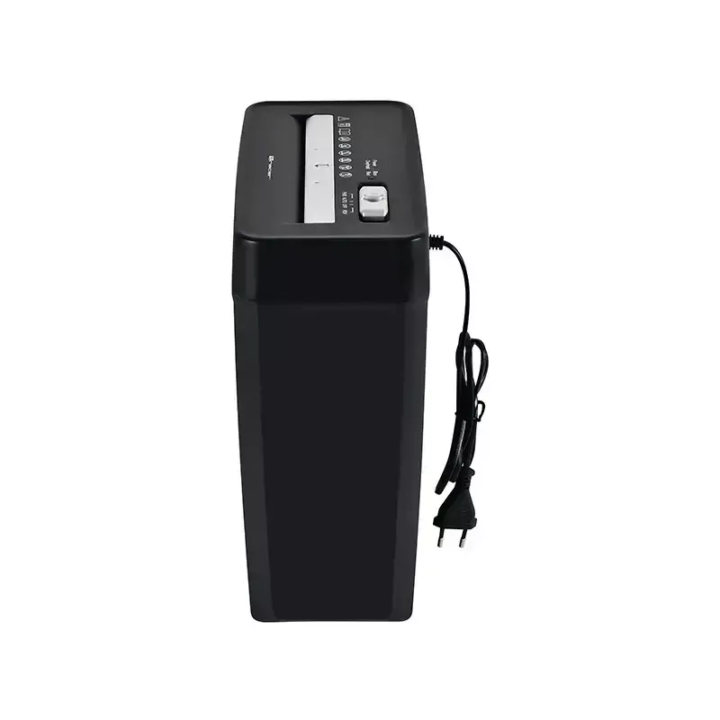 Niszczarka TRACER Edge10L cięcie krzyżowe, pojemność do 10 arkuszy, ścinki 6 mm, kosz 10 l, czarna