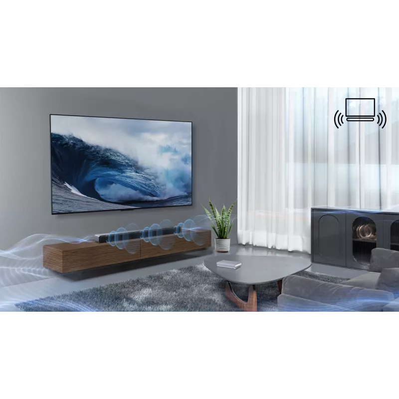 TCL S S45H Klasa 2.0 Soundbar z Dolby Atmos, DTS Virtual:X i strumieniowaniem Bluetooth