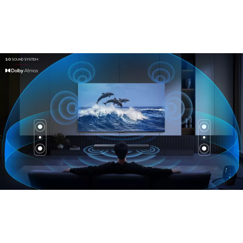 TCL S S45H Klasa 2.0 Soundbar z Dolby Atmos, DTS Virtual:X i strumieniowaniem Bluetooth