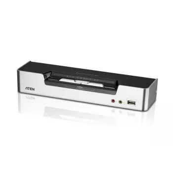 Przełącznik KVM ATEN 2-Port USB DVI Dual-View z audio i hubem USB 2.0 (w zestawie kable KVM)
