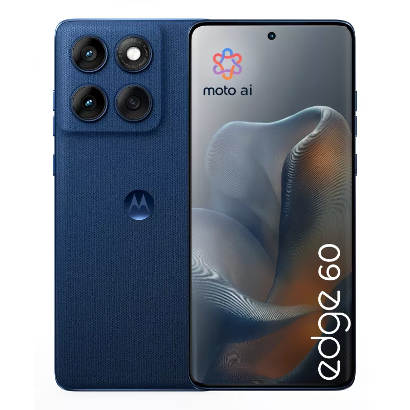 Motorola edge 60 16,9 cm (6,67 cala) Dual SIM Android 15 5G USB Type-C 12 GB 256 GB 5200 mAh Niebieski
