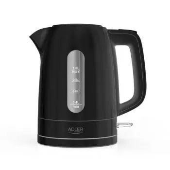 Czajnik elektryczny Adler AD 1380B — 1,7 l, do 2200 W, czarny, podstawa 360°