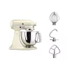 Mikser stojący KITCHENAID 5KSM125EAC — 300 W, misa 4,8 l, 10 prędkości, kremowy