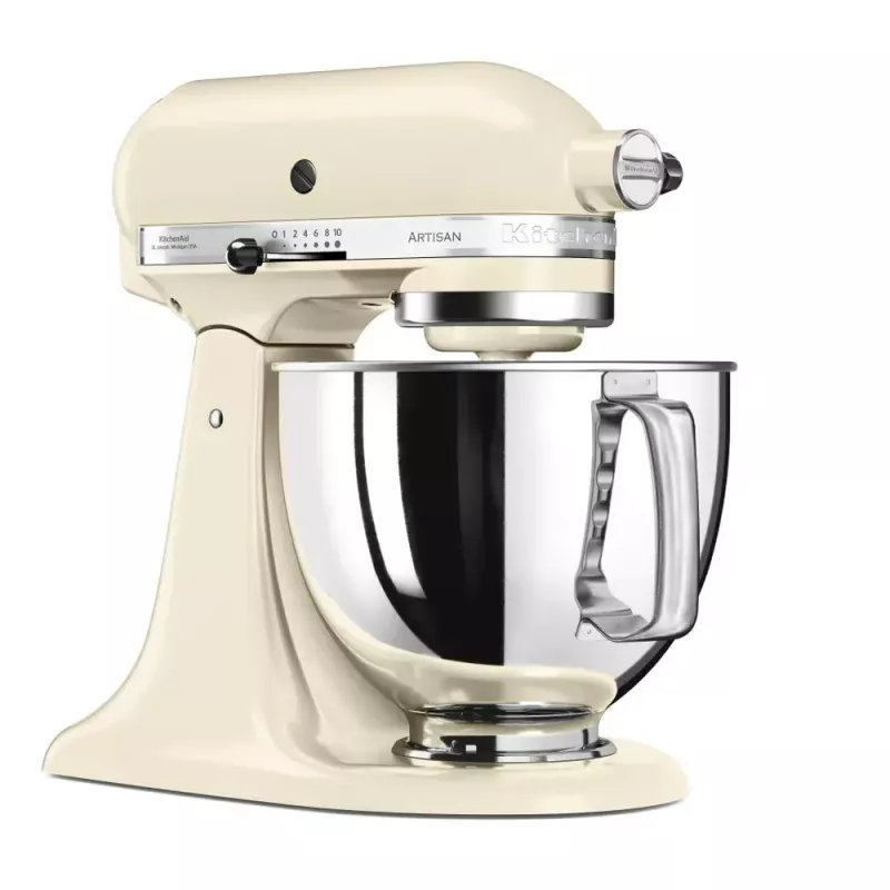 Mikser stojący KITCHENAID 5KSM125EAC — 300 W, misa 4,8 l, 10 prędkości, kremowy