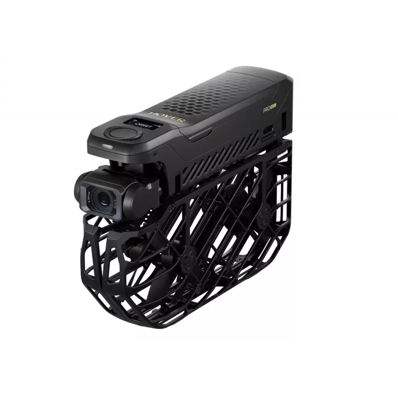 Dron HOVERAir X1 ProMax — 4-wirnikowy, kamera 48 MP, wideo 7680×4320, 16,6 m/s, zasięg 1000 m, 1920 mAh, 64 GB pamięci wewnętrznej, czarny