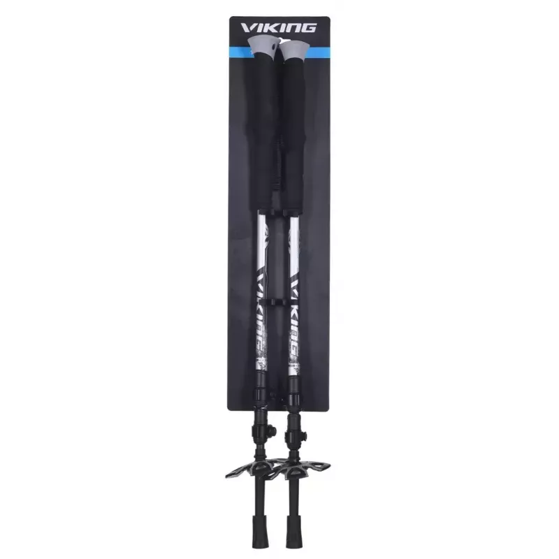 Kijki trekkingowe Viking Vario Tour – regulowana długość 135 cm, 16 mm, uchwyty EVA, 486 g (para)