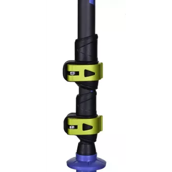 Kijki trekkingowe Viking Carbo Lite Czarny Lime, 175 cm, karbon, 610 g
