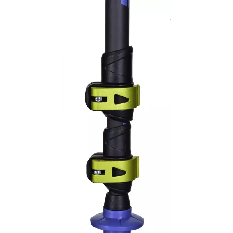 Kijki trekkingowe Viking Carbo Lite Czarny Lime, 175 cm, karbon, 610 g