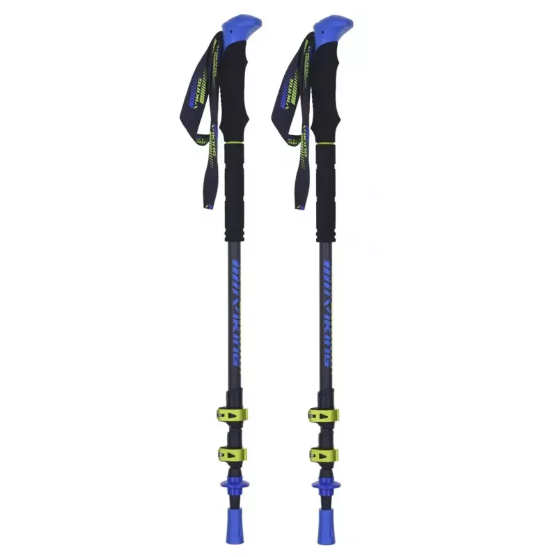 Kijki trekkingowe Viking Carbo Lite Czarny Lime, 175 cm, karbon, 610 g