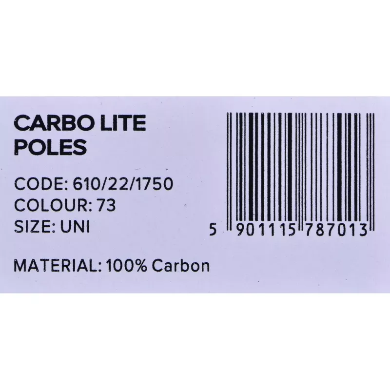 Kijki trekkingowe Viking Carbo Lite Czarny Lime, 175 cm, karbon, 610 g