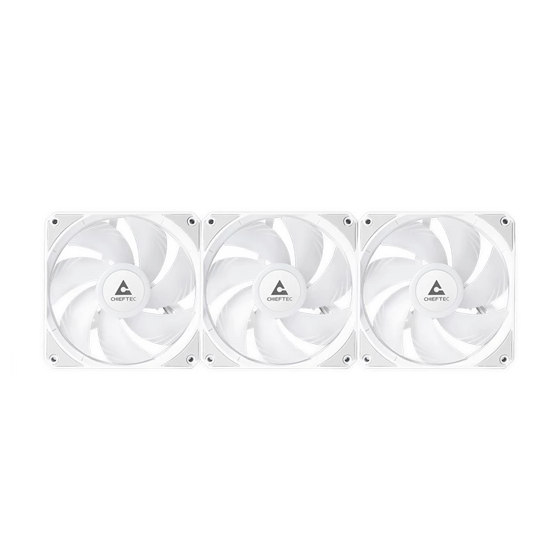 All-in-one liquid cooler CHIEFTEC CLC-360-RGB-W — 360 mm radiator, 3x 120 mm RGB fans, biały, 40 cm tubes