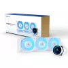 All-in-one liquid cooler CHIEFTEC CLC-360-RGB-W — 360 mm radiator, 3x 120 mm RGB fans, biały, 40 cm tubes