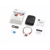 Słuchawki z przewodnictwem kostnym Shokz OpenSwim Pro — binauralne, IP68 wodoodporne, Bluetooth 5.2, do 9 h pracy, zaczep na ucho, czerwony