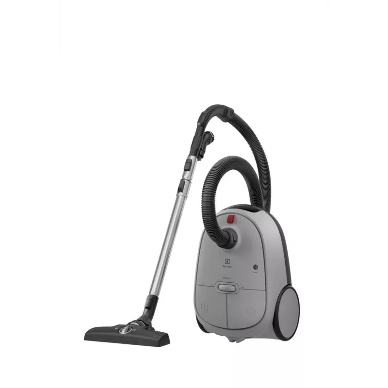 Odkurzacz workowy Electrolux EB61A5UG — 3,5 L pojemność worka, 750 W, promień 12 m, szczotka turbo, teleskopowa rura ze stali nierdzewnej