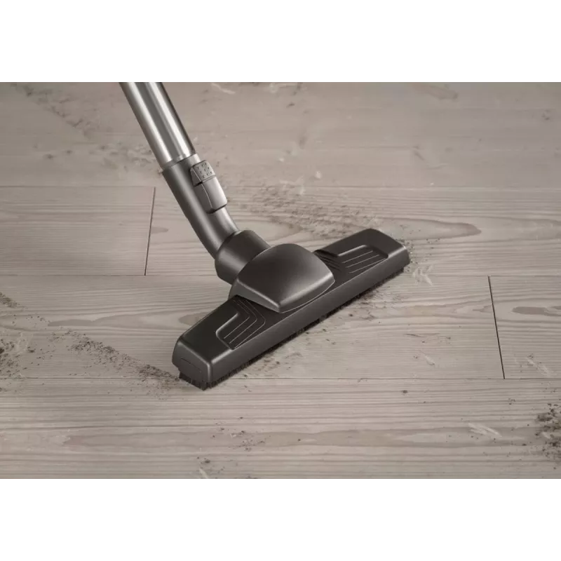 Odkurzacz workowy Electrolux EB61A5UG — 3,5 L pojemność worka, 750 W, promień 12 m, szczotka turbo, teleskopowa rura ze stali nierdzewnej