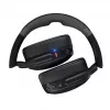 Słuchawki Skullcandy Crusher Evo — bezprzewodowy i przewodowy zestaw słuchawkowy nauszny, Bluetooth 5.0, 40 h bateria, USB-C, 3,5 mm, składane, czarne