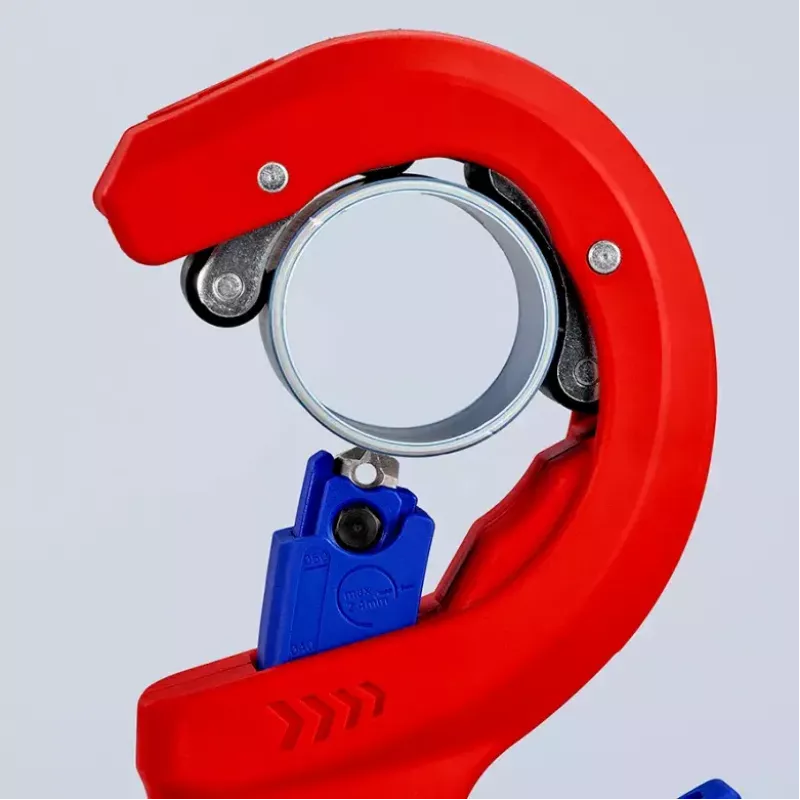 Obcinak do rur Knipex 90 23 01 BK, ostrze stalowe, uchwyt plastikowy, 165 mm