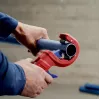 Obcinak do rur Knipex 90 23 01 BK, ostrze stalowe, uchwyt plastikowy, 165 mm