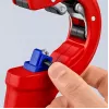 Obcinak do rur Knipex 90 23 01 BK, ostrze stalowe, uchwyt plastikowy, 165 mm