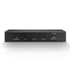 Lindy 2 Port HDMI 2.0 18G Splitter, HDMI, 2x HDMI, 3840 x 2160 pikseli, Czarny, Metalowy, CE, FCC, RoHS, REACH, California Proposition 65
