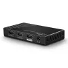 Lindy 2 Port HDMI 2.0 18G Splitter, HDMI, 2x HDMI, 3840 x 2160 pikseli, Czarny, Metalowy, CE, FCC, RoHS, REACH, California Proposition 65