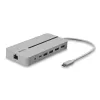 Lindy DST-Mx Duo Mini stacja dokująca USB-C do laptopa / MacBooka z obsługą dwóch wyświetlaczy (4K) i ładowaniem passthrough 100 W