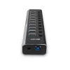 Lindy 10 Port USB 3.0 Hub z przełącznikami On/Off