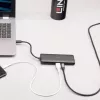 Lindy DST-Mini USB-C Laptop Mini Docking Station z obsługą 4K i ładowaniem passthrough 100 W