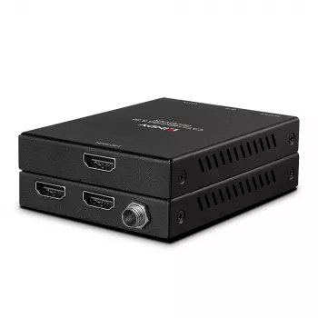 Lindy 50m Cat.6 HDMI 4K60 i przedłużacz IR z PoC i wyjściem pętli
